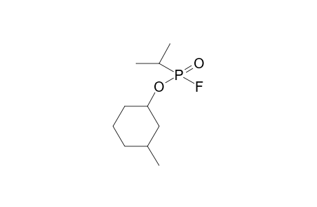 3-Methylcyclohexyl isopropylphosphonofluoridoate