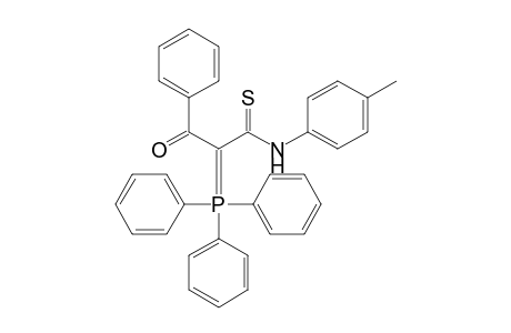 3-keto-3-phenyl-N-(p-tolyl)-2-triphenylphosphoranylidene-thiopropionamide
