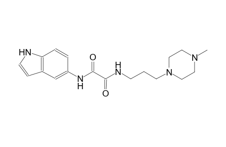 ethanediamide, N~1~-(1H-indol-5-yl)-N~2~-[3-(4-methyl-1-piperazinyl)propyl]-