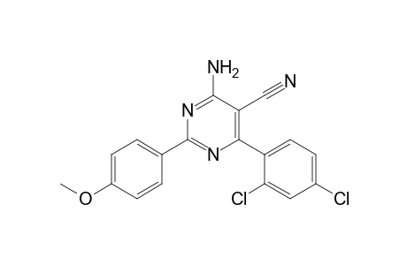 4-Amino-2-(p-anisyl)-6-(2,4-dichlorophenyl)pyrimidine-5-carbonitrile