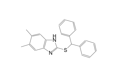2-Benzhydrylsulfanyl-5,6-dimethyl-1H-benzoimidazole