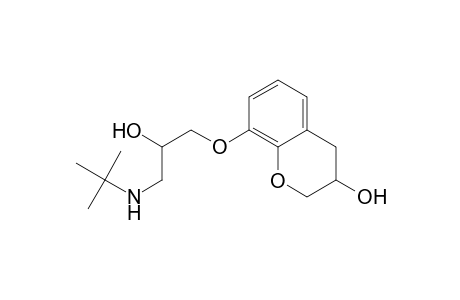 2H-1-Benzopyran-3-ol, 8-[3-[(1,1-dimethylethyl)amino]-2-hydroxypropoxy]-3,4-dihydro-