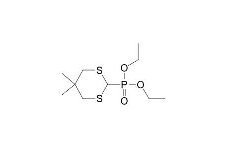 2-(Diethoxyphosphoryl)-5,5-dimethyl-1,3-dithiane