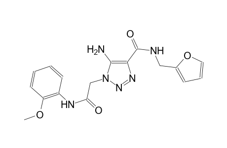 5-amino-N-(2-furylmethyl)-1-[2-(2-methoxyanilino)-2-oxoethyl]-1H-1,2,3-triazole-4-carboxamide