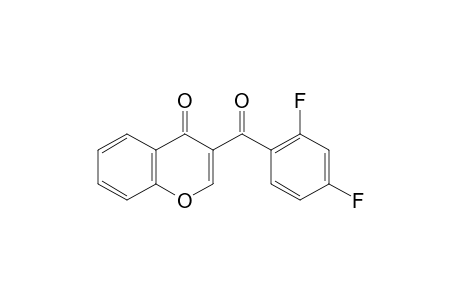3-(2,4-difluorobenzoyl)-4H-chromen-4-one