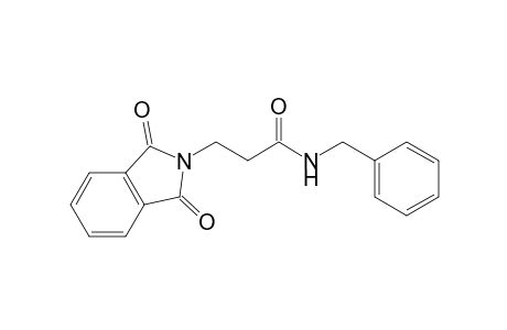 3-(1,3-dioxo-2-isoindolyl)-N-(phenylmethyl)propanamide