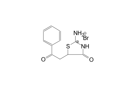 4-oxo-5-(2-oxo-2-phenylethyl)thiazolidin-2-iminium bromide