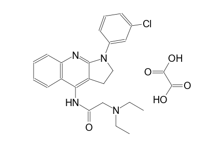 N-[1-(3-chlorophenyl)-2,3-dihydro-1H-pyrrolo[2,3-b]quinolin-4-yl]-2-(diethylamino)acetamide oxalate