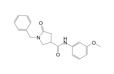 3-pyrrolidinecarboxamide, N-(3-methoxyphenyl)-5-oxo-1-(phenylmethyl)-
