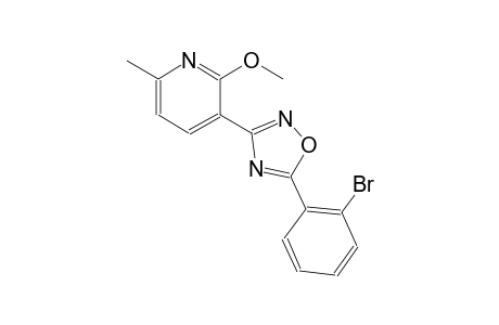 3-[5-(2-bromophenyl)-1,2,4-oxadiazol-3-yl]-2-methoxy-6-methylpyridine