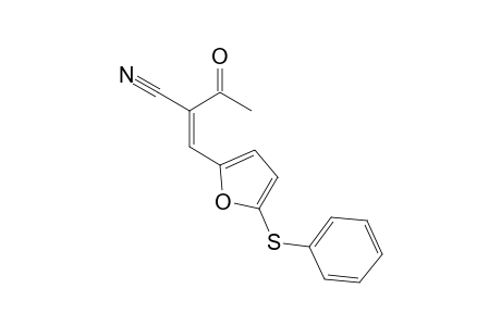 2-[5'-(Phenylthio)-2'-furylmethylene)-3-oxobutanenitrile