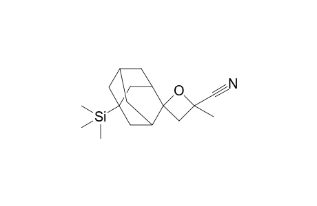 anti-4'-Cyano-5-trimethylsilyl-4'-methylspiro[adamantane-2,2'-oxetane]