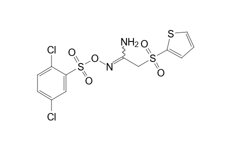 O-[(2,5-dichlorophenyl)sulfonyl]-2-[(2-thienyl)sulfonyl]acetamidoxime
