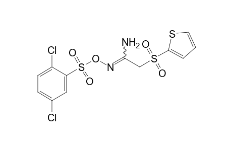 O-[(2,5-dichlorophenyl)sulfonyl]-2-[(2-thienyl)sulfonyl]acetamidoxime