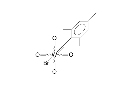 trans-Bromotetracarbonyl(mesitylcarbyne)tungsten