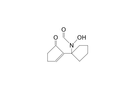 2-(1-<N-Formyl-nitroso>-1-cyclopentyl)-cyclopent-2-en-1-one