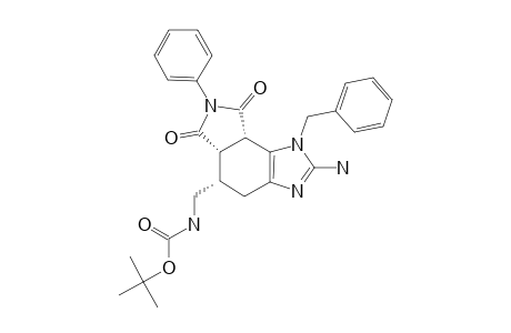 RAC-(2-AMINO-6,8-DIOXO-7-PHENYL-1-BENZYL-1,4,5,5A,6,7,8,8A-OCTAHYDRO-IMIDAZO-[4,5-E]-ISOINDOL-5-YL-METHYL)-CARBAMIC-ACID-TERT.-BUTYLESTER
