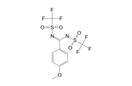 4-METHOXY-N,N'-BIS-(TRIFLUOROMETHYLSULFONYL)-BENZAMIDINE