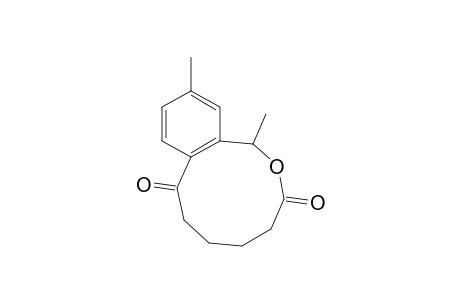 2,13-Dimethyl-3-oxabicyclo[8.4.0]tetradeca-10(1),11,13-trien-4,9-dione