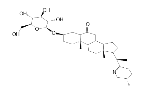 (25R)-22,26-EPIMINO-3B-HYDROXY-5A-CHOLEST-22(N)-EN-6-ONE-3-O-B-GLUCOPYRANOSIDE