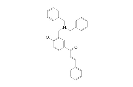 4'-HYDROXY-3'-DIBENZYLAMINOMETHYL-CHALCONE;1-(3-DIBENZYLAMINOMETHYL-4-HYDROXY-PHENYL)-3-PHENYL-PROPENONE
