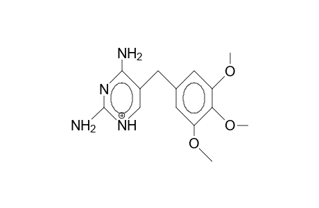 2,4-Diamino-5-(3,4,5-trimethoxybenzyl)-pyrimidinium cation