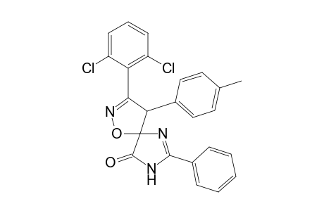 3-(2,6-Dichlorophenyl)-4-(p-methylphenyl)-7-phenyl-1-oxa-2,6,8-triazaspiro[4.4]nona-2,6-dien-9-one