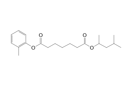 Pimelic acid, 4-methyl-2-pentyl 2-methylphenyl ester