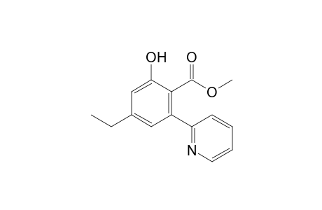 Methyl 2-Hydroxy-4-ethyl-6-(pyrid-2-yl)benzoate