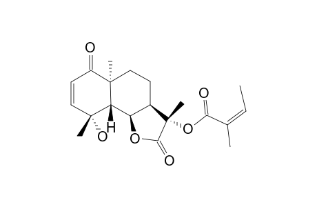 11-ALPHA-ANGELOYLOXY-4-ALPHA-HYDROXY-1-OXO-5-BETA-H,6-ALPHA-H,7-ALPHA-H,10-ALPHA-ME-EUDESM-2-EN-6,12-OLIDE