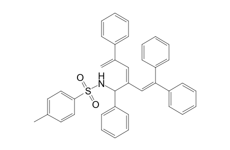 1,1,5-Triphenyl-3-{[(p-tolylsulfonyl)amino](phenyl)methyl}-hexa-1,3,5-triene