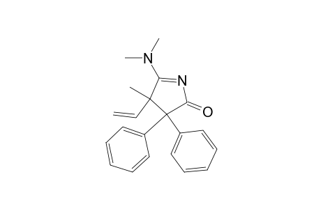 5-(dimethylamino)-4-ethenyl-4-methyl-3,3-diphenyl-2-pyrrolone