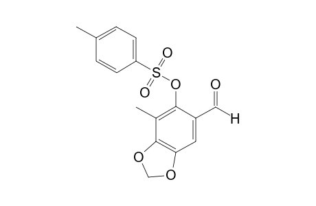 3-Methyl-2-(4-methylbenzenesulfoxy)-4,5-methylenedioxybenzaldehyde