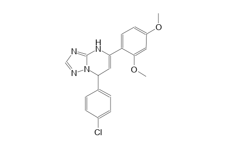 7-(4-chlorophenyl)-5-(2,4-dimethoxyphenyl)-4,7-dihydro[1,2,4]triazolo[1,5-a]pyrimidine
