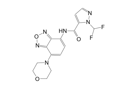 1-(difluoromethyl)-N-[7-(4-morpholinyl)-2,1,3-benzoxadiazol-4-yl]-1H-pyrazole-5-carboxamide