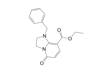 1-Benzyl-5-keto-2,3-dihydroimidazo[1,2-a]pyridine-8-carboxylic acid ethyl ester