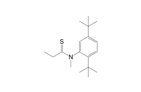 N-(2,5-ditert-butylphenyl)-N-methyl-propanethioamide