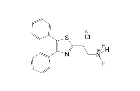 2-thiazoleethanaminium, 4,5-diphenyl-, chloride