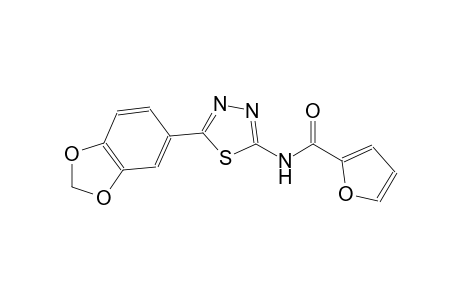 2-furancarboxamide, N-[5-(1,3-benzodioxol-5-yl)-1,3,4-thiadiazol-2-yl]-
