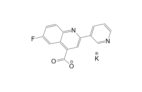 potassium 6-fluoro-2-(3-pyridinyl)-4-quinolinecarboxylate