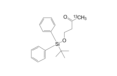 (1-13C)-4-((tert-Butyldiphenylsilyl)oxy)butan-2-one