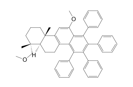 [6aR-(6aa,7b,10ab)]-12-methoxy-7-methoxymethyl-7,10a-dimethyl-1,2,3,4-tetraphenyl-5,6,6a,7,8,9,10,10a-octahydrochrysene