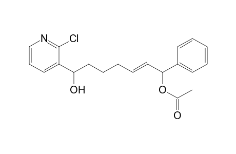 (E)-7-(2-Chloropyridin-3-yl)-7-hydroxy-1-phenylhept-2-en-1-yl Acetate