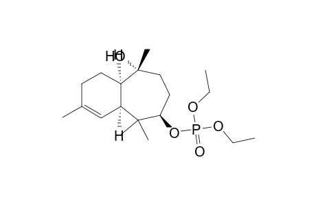 Phosphoric acid, diethyl 2,4a,5,6,7,8,9,9a-octahydro-9-hydroxy-3,5,5,9-tetramethyl-1H-benzocyclohepten-6-yl ester, (4a.alpha.,6.beta.,9.alpha.,9a.alpha.)-(.+-.)-
