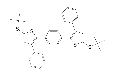 2,2'-(1,4-phenylene)bis[5-(t-butylthio)-3-phenylthiophene]