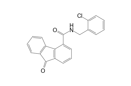 9H-Fluorene-4-carboxamide, N-[(2-chlorophenyl)methyl]-9-oxo-