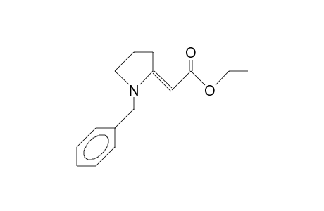 (E)-(1-Benzyl-2-pyrrolidinylidene)-acetic acid, ethyl ester