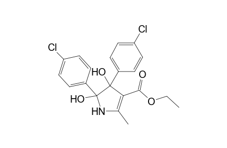 Ethyl4,5-bis(4-chlorophenyl)-4,5-dihydroxy-2-methyl-4,5-dihydro-1H-pyrrole-3-carboxylate