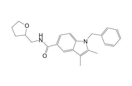 1-benzyl-2,3-dimethyl-N-(tetrahydro-2-furanylmethyl)-1H-indole-5-carboxamide