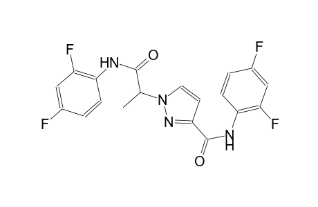 1H-pyrazole-1-acetamide, N-(2,4-difluorophenyl)-3-[[(2,4-difluorophenyl)amino]carbonyl]-alpha-methyl-